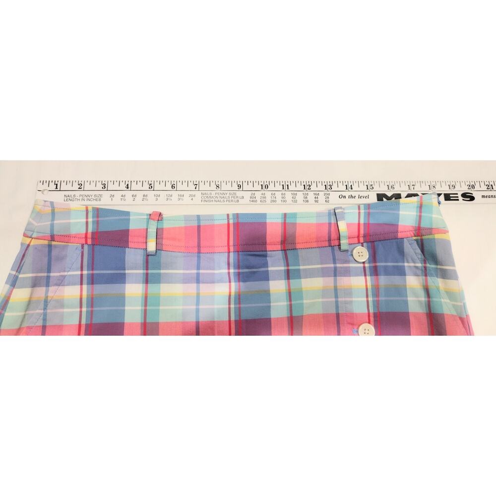 Women's Polo Ralph Lauren Madras Golf Skirt Pink- PLAID Size 12 NEW $148 - Picture 6 of 11